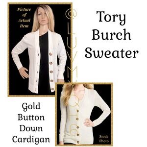 TORY BURCH Simone Cardigan Sweater